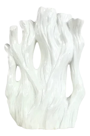 Ceramic Coral Vase, 1980s