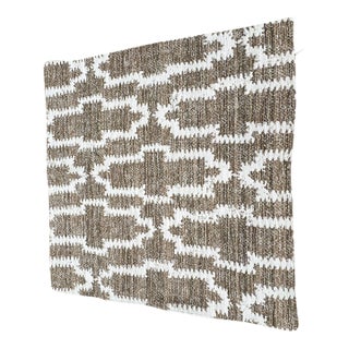 Rh Restoration Hardware Nazaré Block Print Pillow Cover 20" × 20" Square For Sale