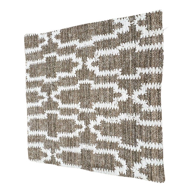Rh Restoration Hardware Nazaré Block Print Pillow Cover 20" × 20" Square For Sale