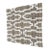 Rh Restoration Hardware Nazaré Block Print Pillow Cover 20" × 20" Square For Sale