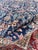 Navy Blue Navy Persian Ferahan Design Hand-Knotted Wool Rug, 08'02 X 09'11 For Sale - Image 8 of 10