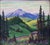 Impressionist " Sunlit Mountains" Majestic Mount Jefferson and Mount Hood Oregon 1930s by Andrew Dobos For Sale - Image 3 of 10