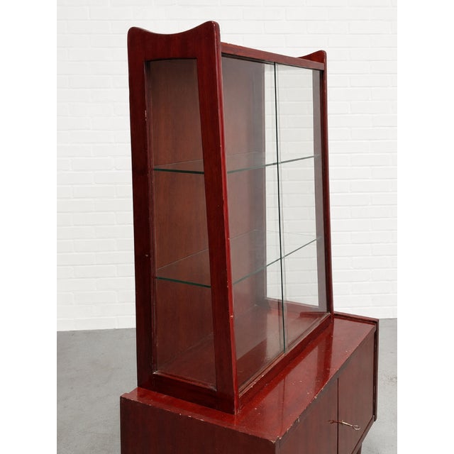 1960s Mid Century Modern China Cabinet / Bookcase by Rajmund Halas for Jarocinska, Made in Poland, C. 1960’s For Sale - Image 5 of 15
