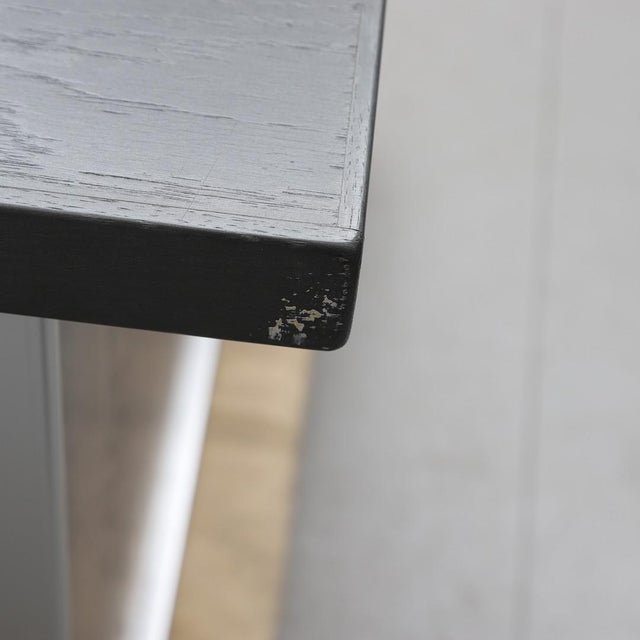 JOC Vetlanda Desk in Lacquered Wood and Aluminium Details by Karl-Erik Ekselius, 1970s For Sale - Image 6 of 7