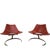 Scimitar IS63 Leather Lounge Chairs by Preben Fabricius & Jørgen Kastholm, 1950s, Set of 2 For Sale - Image 9 of 9