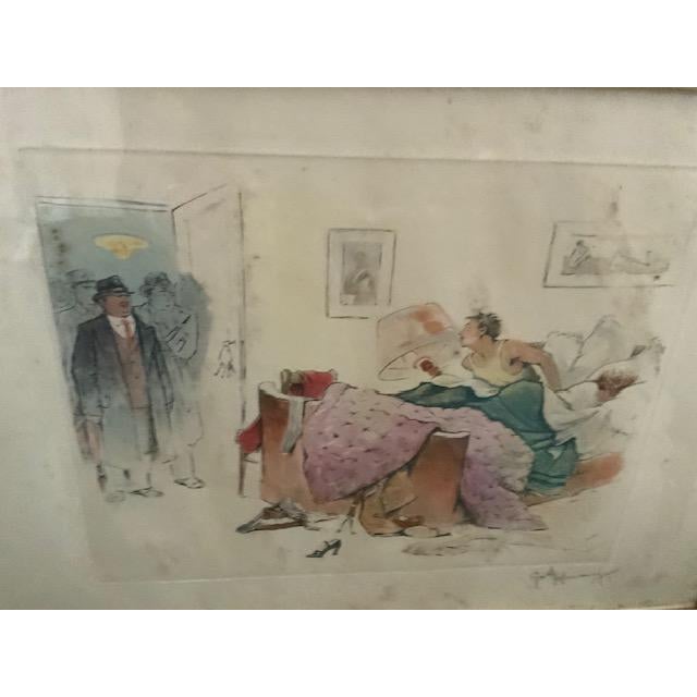 Paper Mid 20th Century Gaston Hoffmann the Blatant Mortal Sin - Signed For Sale - Image 7 of 8