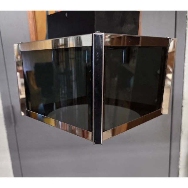 Metal 1960s Flush Mount Ceiling Light by Robert Sonneman for Fredrick Ramond For Sale - Image 7 of 8