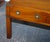 Wood Vintage Military Campaign Burr Yew Wood and Brass 3-Drawer Coffee Table For Sale - Image 7 of 16
