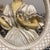 Figurative Vintage 1958 Universal Statuary Corp. Victorian Lady Chalkware Wall Plaque, Ornate Frame For Sale - Image 3 of 7