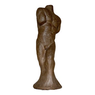 1970s Contrapposto Figure Sculpture For Sale