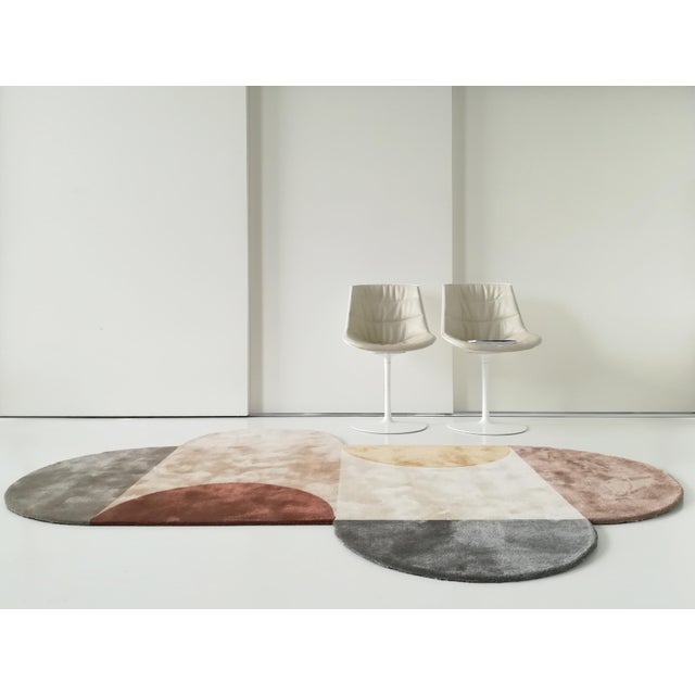 Inspired by unfolding a little box of beautiful materials and colours. The hand-crafted rugs made of 100% bamboo yarn,...