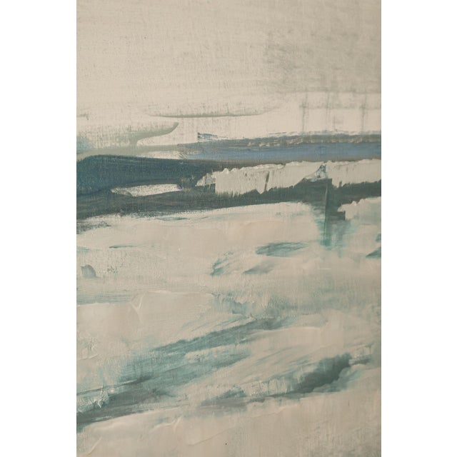 Late 20th Century Abstract Ocean Landscape Painting, 'Off the Path' For Sale - Image 11 of 18