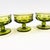 Indiana Glass Company Indiana Glass Kings Crown Green Coupe Glasses - Set of 5 For Sale - Image 4 of 8