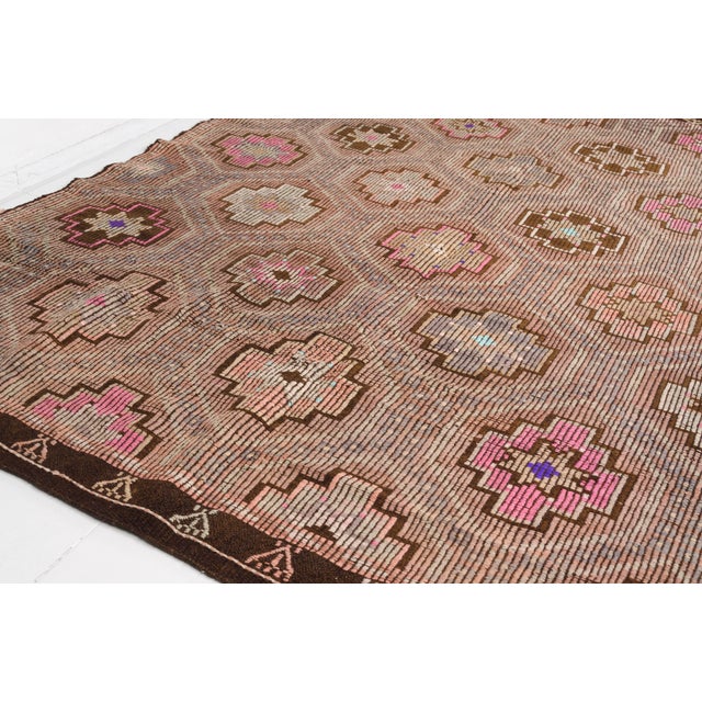 Anatolian Kurdish Decorative Wool Carpet For Sale - Image 4 of 10