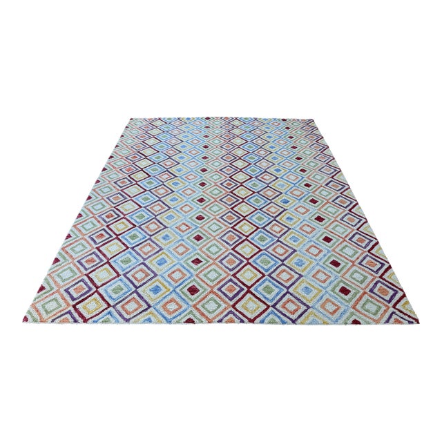 7ft 11in × 9ft 11in Nourison Vivid Ivory Area Rug For Sale