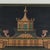Modern Vintage Modernist Architectural Painting With Pagoda For Sale - Image 3 of 9