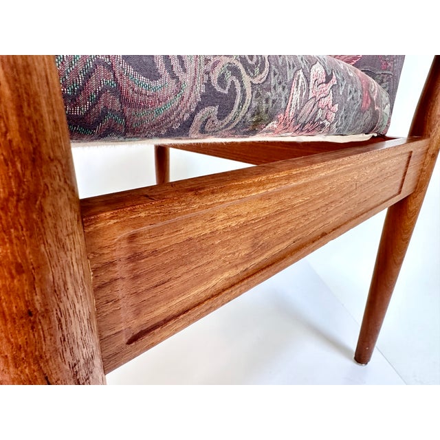 Danish Diplomat Armchair Model Fd 209 in Teakwood by Finn Juhl for France & Søn, 1960s For Sale - Image 14 of 15