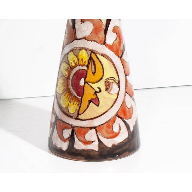 Mid 20th Century Elio Schiavon Erhart s.k.k. Figural Ceramic Vase For Sale - Image 5 of 7