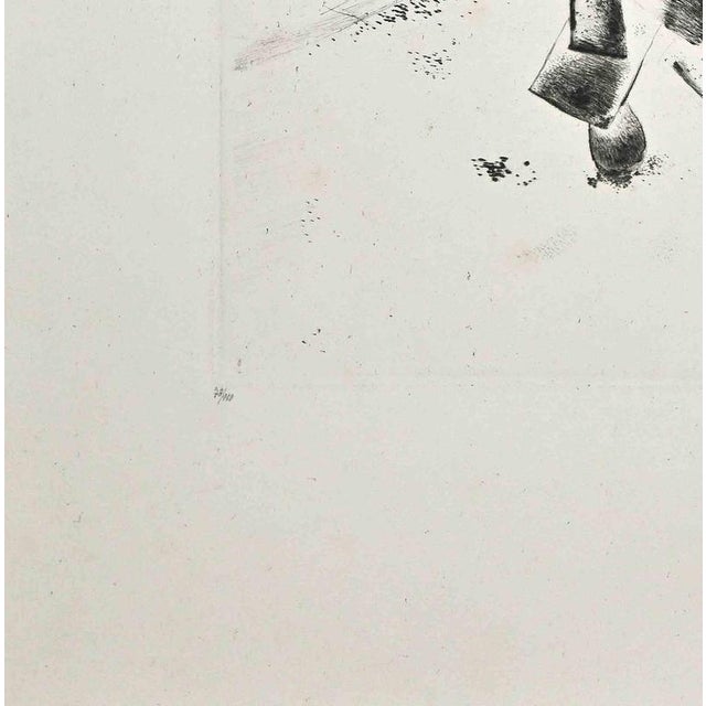 Modern Marc Chagall, The Grandfathers Etching 78/110, 1922, Etching For Sale - Image 3 of 4