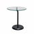 Coffee Table with Marble Base and Revolving Glass Top, Italy, 1980s For Sale - Image 4 of 7