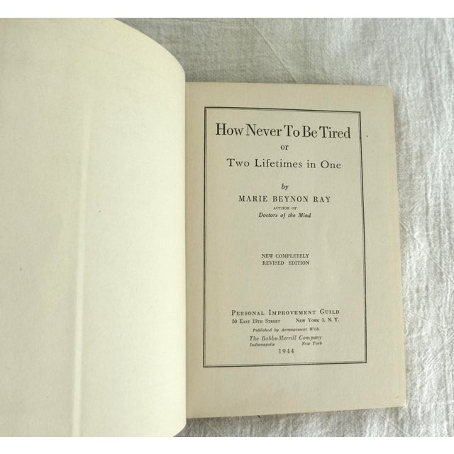 This early-self help book, by Marie Beynon Ray, was first published in 1938 as "Two Lifetimes in One." Like the original,...