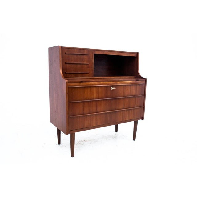 Danish Teak Writing Desk, 1960s For Sale - Image 4 of 13