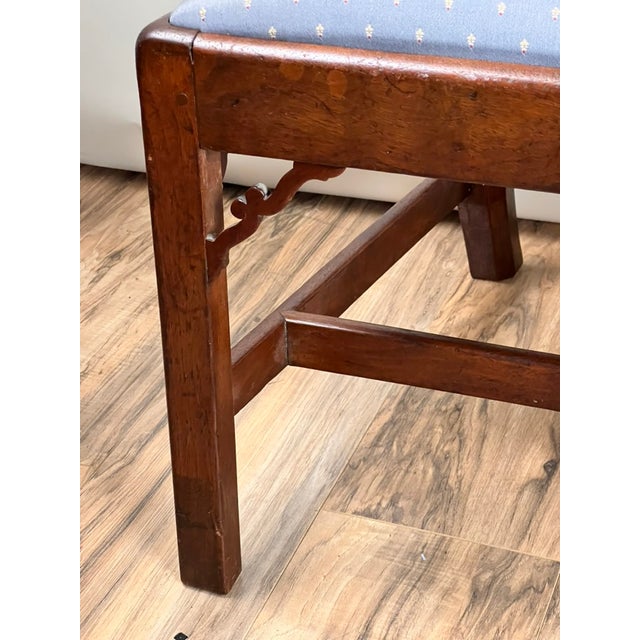 Antique Chippendale Walnut Open Arm Chair C. Late 18th Century For Sale - Image 9 of 12