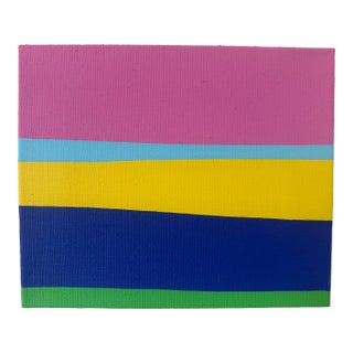 Willy Müller-Brittinau (1938-2008), Modern Abstract Acrylic, Painted on Stretched Canvas, Signed on Verso, Dated For Sale