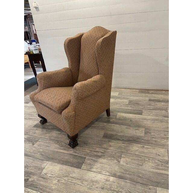 Art Deco Brown Lounge Chair, 1920 For Sale - Image 3 of 6