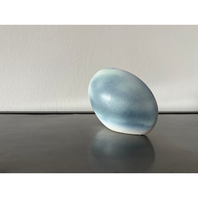 Organically Shaped Ceramic Solifleur Vase, France, 1970s For Sale - Image 10 of 18