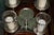 Glass Nickel and Glass 5-Light Hurricane Candleholder Centrepiece from Colmore For Sale - Image 7 of 18