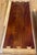 Classic MCM piece Walnut with oak veneers and oak solids, warm brown tones Dovetail detailing Bullnose edge Tapered black...