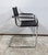 Chromed Metal Chair in Black Leather by Breuer, 1970 For Sale - Image 4 of 18