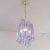 Tronchi Glass Chandelier in Blue Violet, Italy, 1990s For Sale - Image 4 of 12