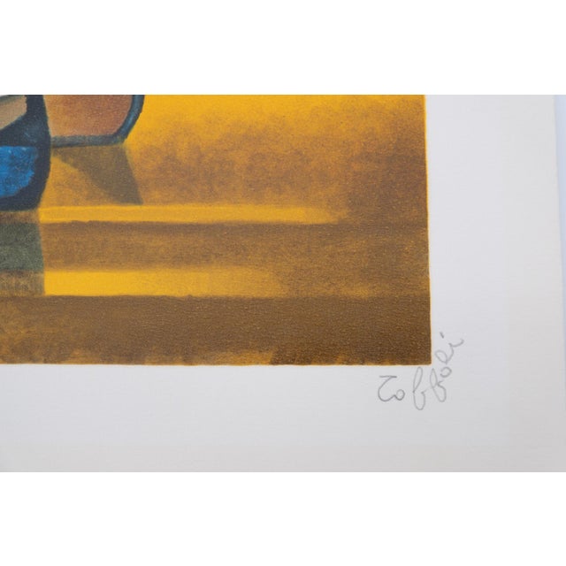 Louis Toffoli: Boats at Sunset, Lithograph For Sale - Image 8 of 9