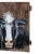 Early 20th Century Antique American Architectural Barn Door With Cow Painting For Sale - Image 5 of 5