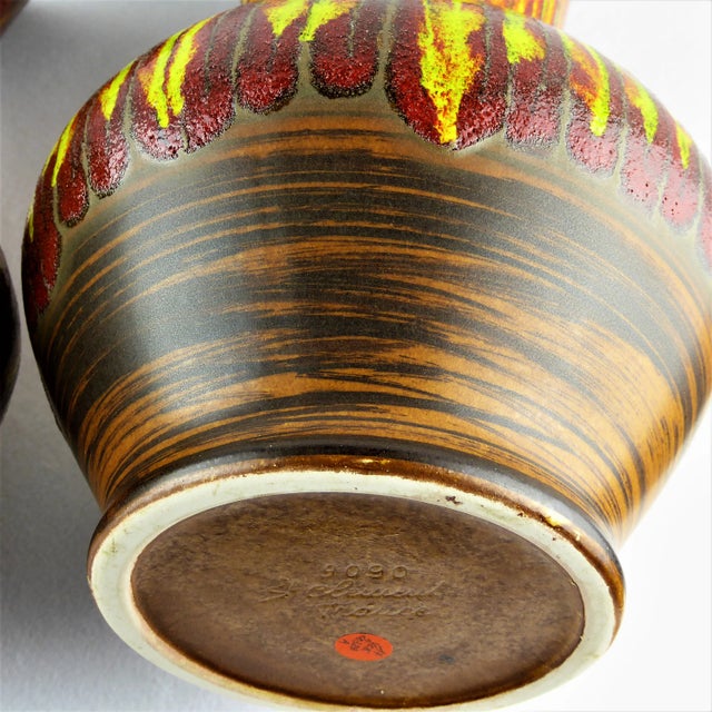 Vases from Faïencerie de Saint Clément, 1960s, Set of 2 For Sale - Image 11 of 13