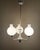 Copper Mid-Century Tulip Chandelier in Metal and Glass, 1960s For Sale - Image 8 of 13