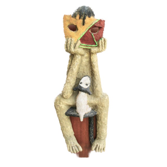 Rucki, Jean Lambert, Original Plaster Sculpture, Signed With Date 1937 For Sale - Image 4 of 11