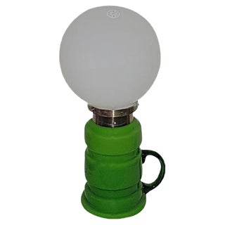 Table Lamp with Handle from Mazzega, 1970s For Sale