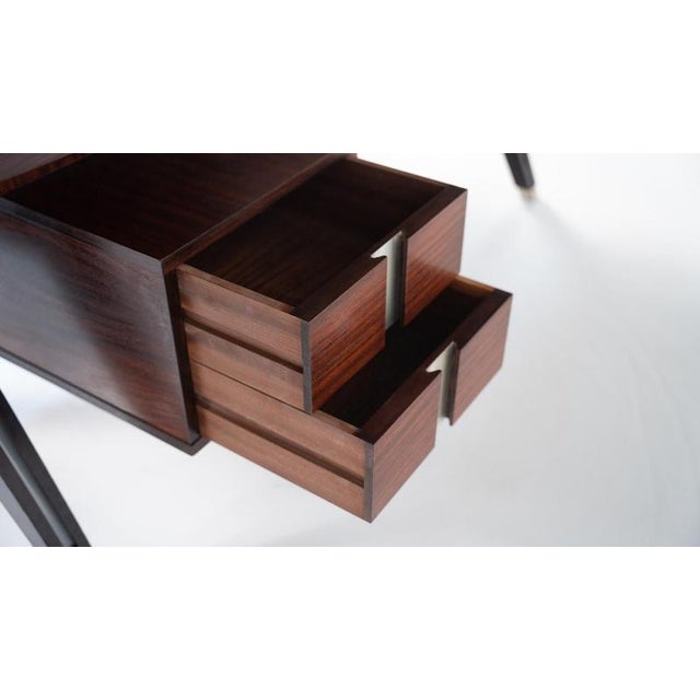 Mid-Century Modern Desk attributed to Ico Parisi for Mim Roma, Italy, 1950s For Sale - Image 9 of 17