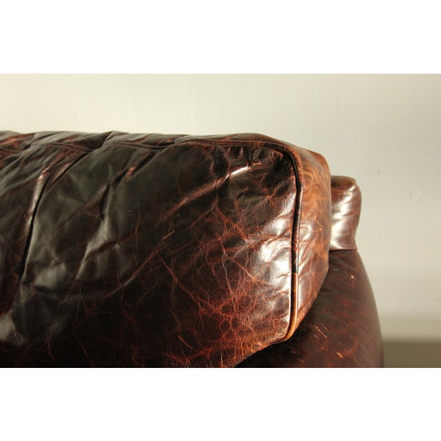 Restoration Hardware Lancaster Luxe Sofa in Cocoa Brompton Leather