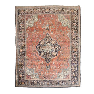 Late 19th Century Antique Persian Sarouk Ferehan Rug no. 10906 For Sale