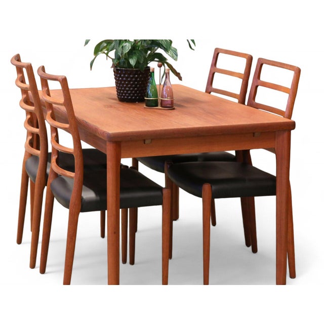 Mid-Century Modern Dining Table in Teak from BRDR Furbo Spottrup, 1960s For Sale - Image 3 of 14