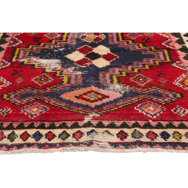 Vintage Persian Lori Rug - 04'06 X 06'08 For Sale - Image 4 of 9