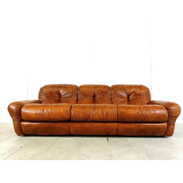 Mid-Century Modern Mid-Century Modern Italian Sofa, 1970s For Sale - Image 3 of 5