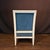 Blue Antique French Neoclassical Painted Armchairs or Bergères in Blue Mohair- A Pair For Sale - Image 8 of 11
