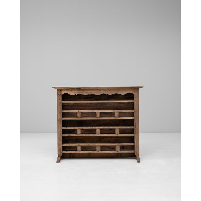 19th Century French Louis XV Oak Plate Rack For Sale - Image 16 of 18