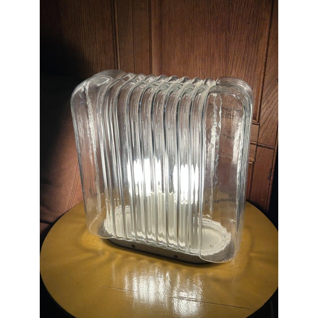 Lari Glass Table Lamp by Angelo Mangiarotti for Artemide, Italy, 1970 For Sale - Image 3 of 9