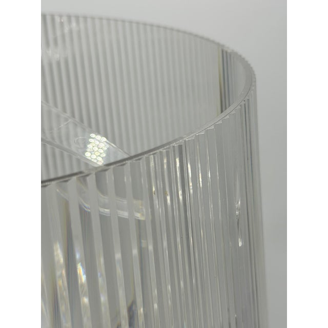 1980s Ferruccio Laviani "Bourgie" Crystal Table Lamp for Kartell, Italy For Sale - Image 9 of 18